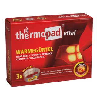 Thermopad Wärmegürtel (Box mit 3 Stk.)